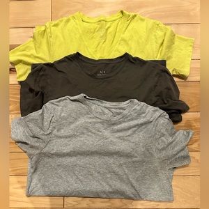 6 Armani exchange tshirt lot